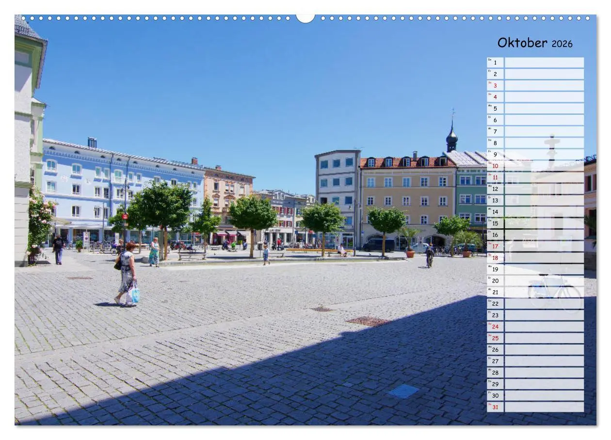 Bild: 9783457899403 | Eine Perle Oberbayerns - Rosenheim (Wandkalender 2026 DIN A2 quer),...
