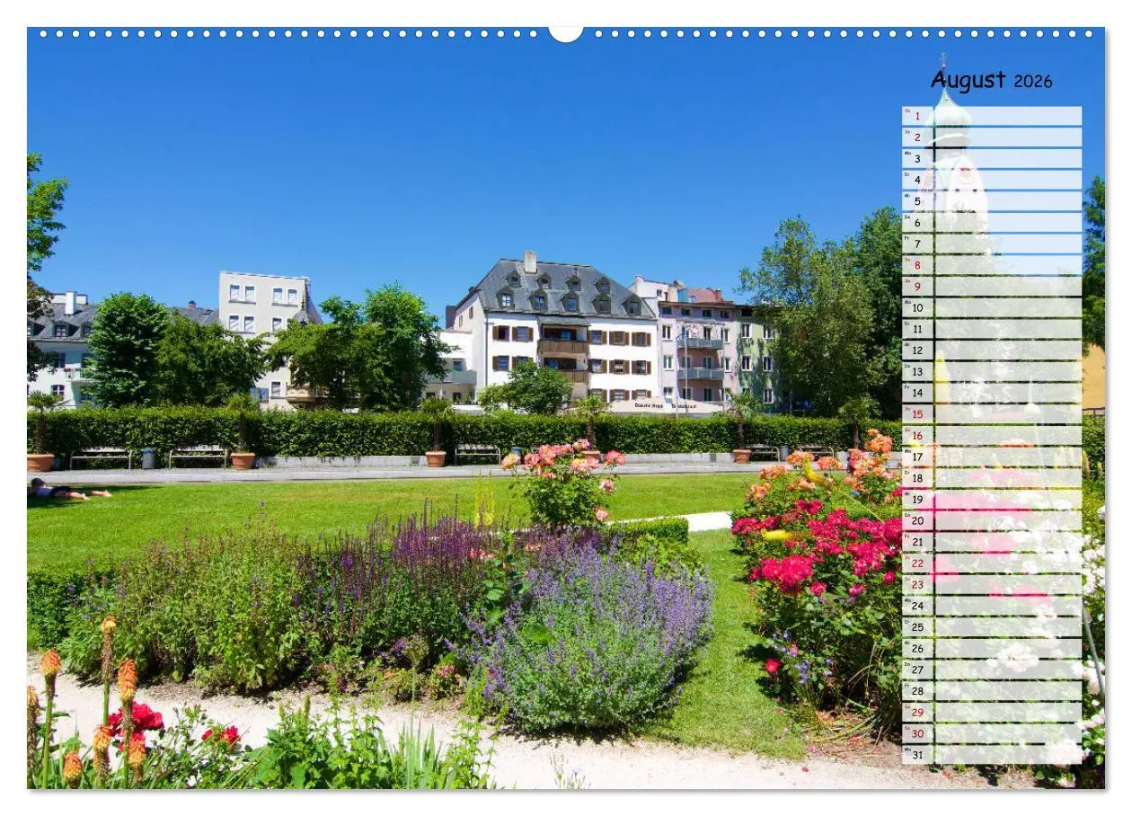 Bild: 9783457899403 | Eine Perle Oberbayerns - Rosenheim (Wandkalender 2026 DIN A2 quer),...