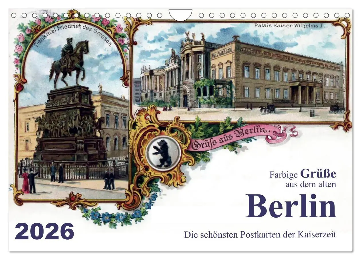 Cover: 9783516129403 | Farbige Grüße aus dem alten Berlin - Die schönsten Postkarten der...