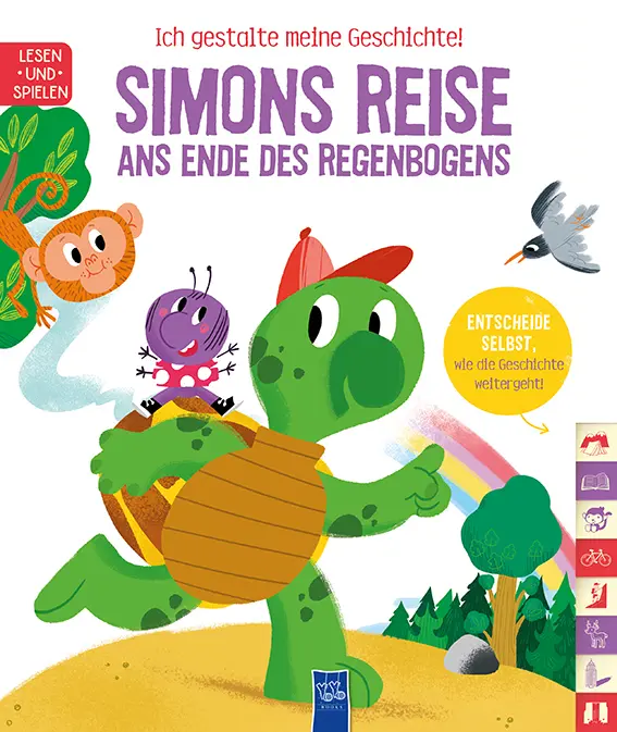Cover: 9789463999403 | Ich gestalte meine Geschichte - Simons Reise ans Ende des Regenbogens