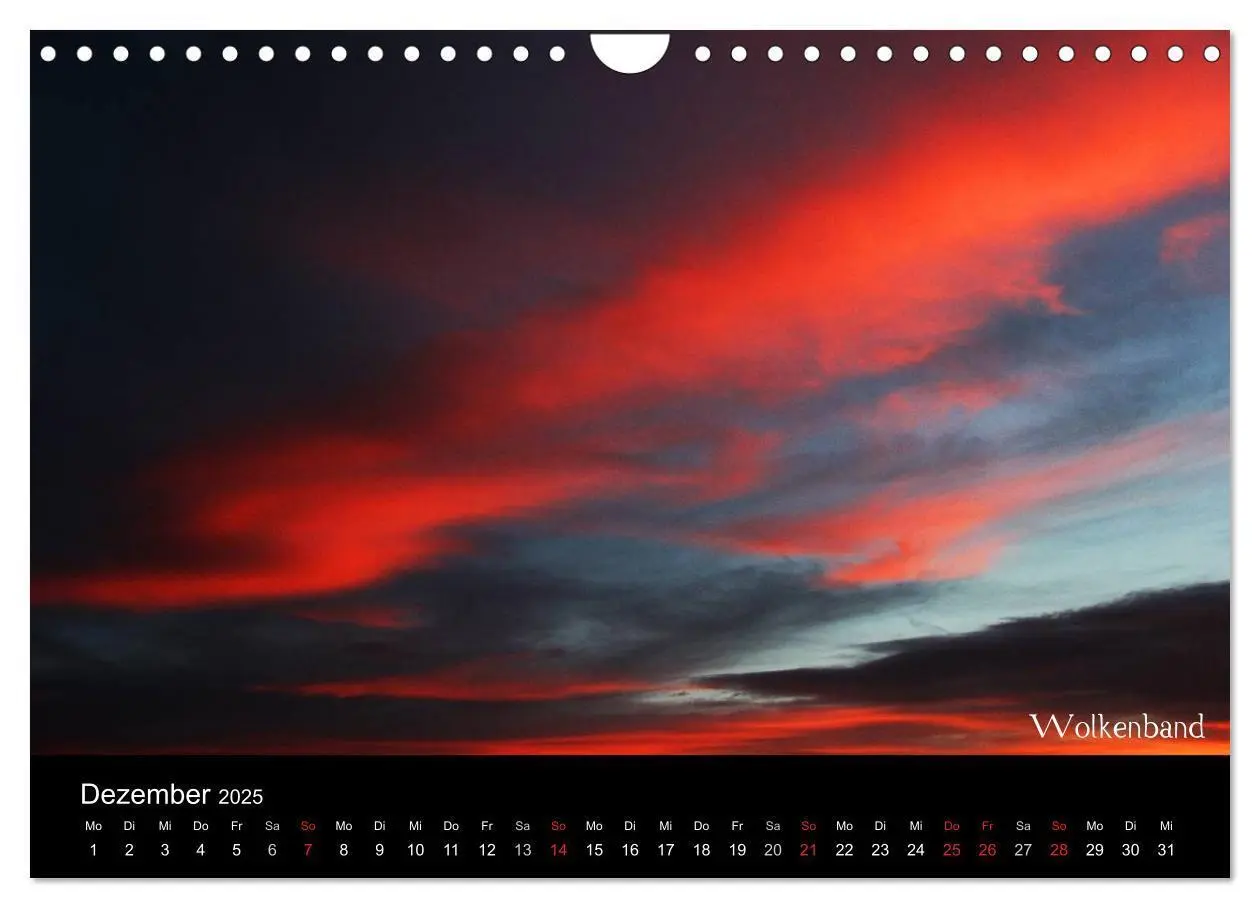 Bild: 9783435799503 | Wolken-Kunstwerke (Wandkalender 2025 DIN A4 quer), CALVENDO...