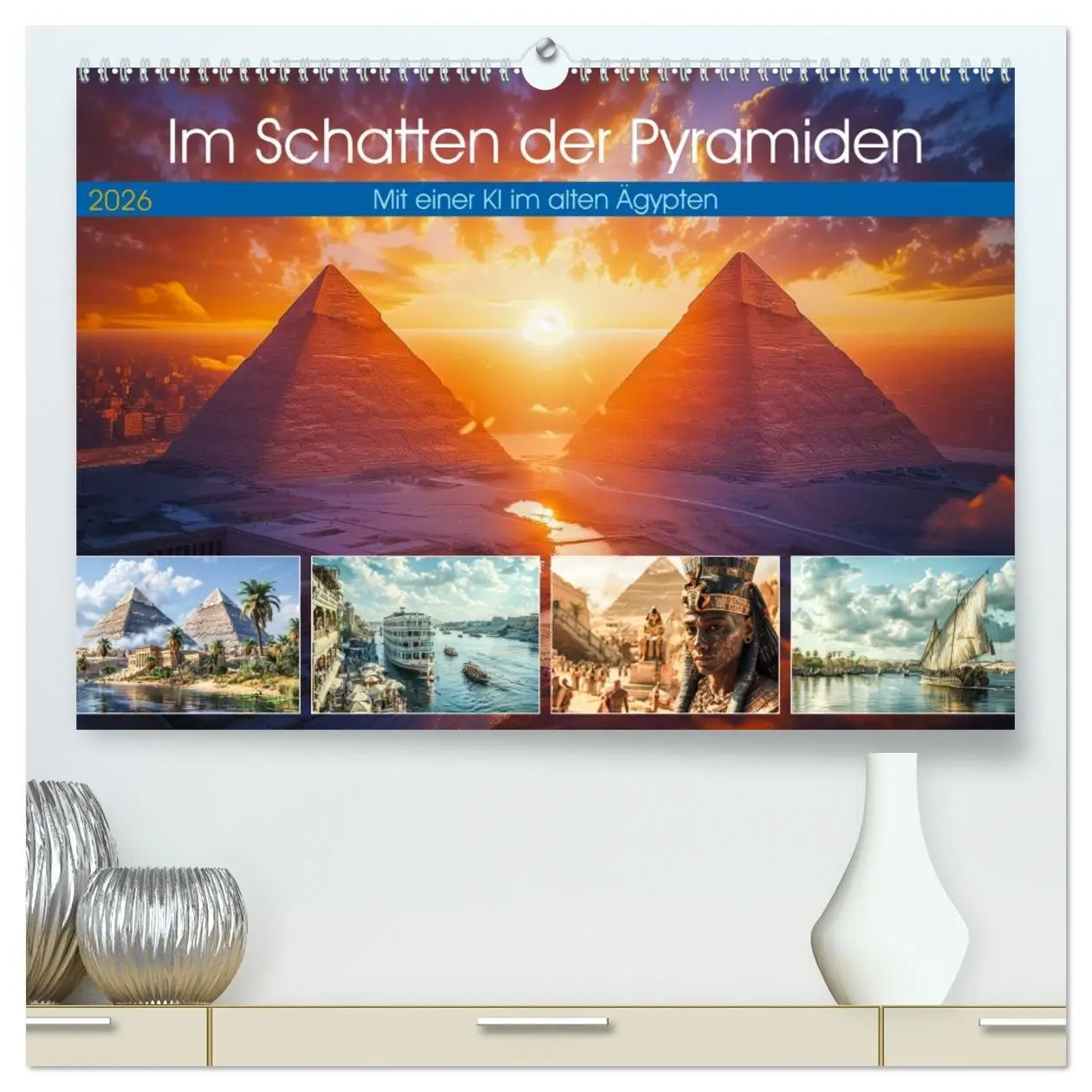 Cover: 9783457409503 | Im Schatten der Pyramiden (hochwertiger Premium Wandkalender 2026...