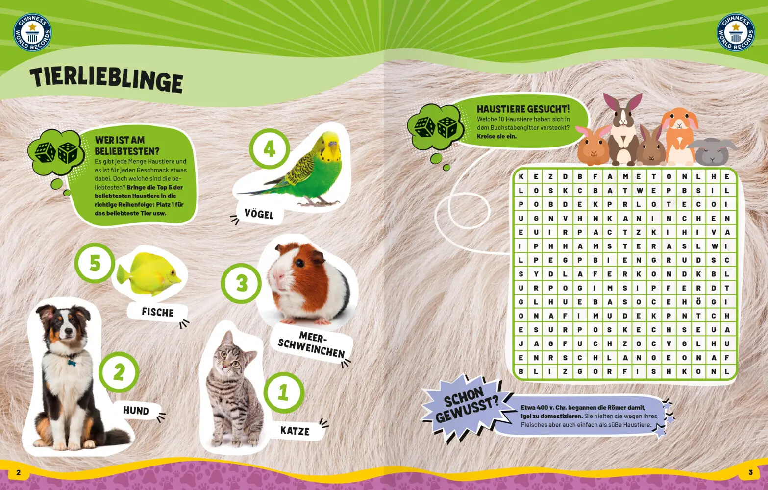 Bild: 9783473489503 | Guinness World Records Stickern und Rätseln: Haustiere - ein...