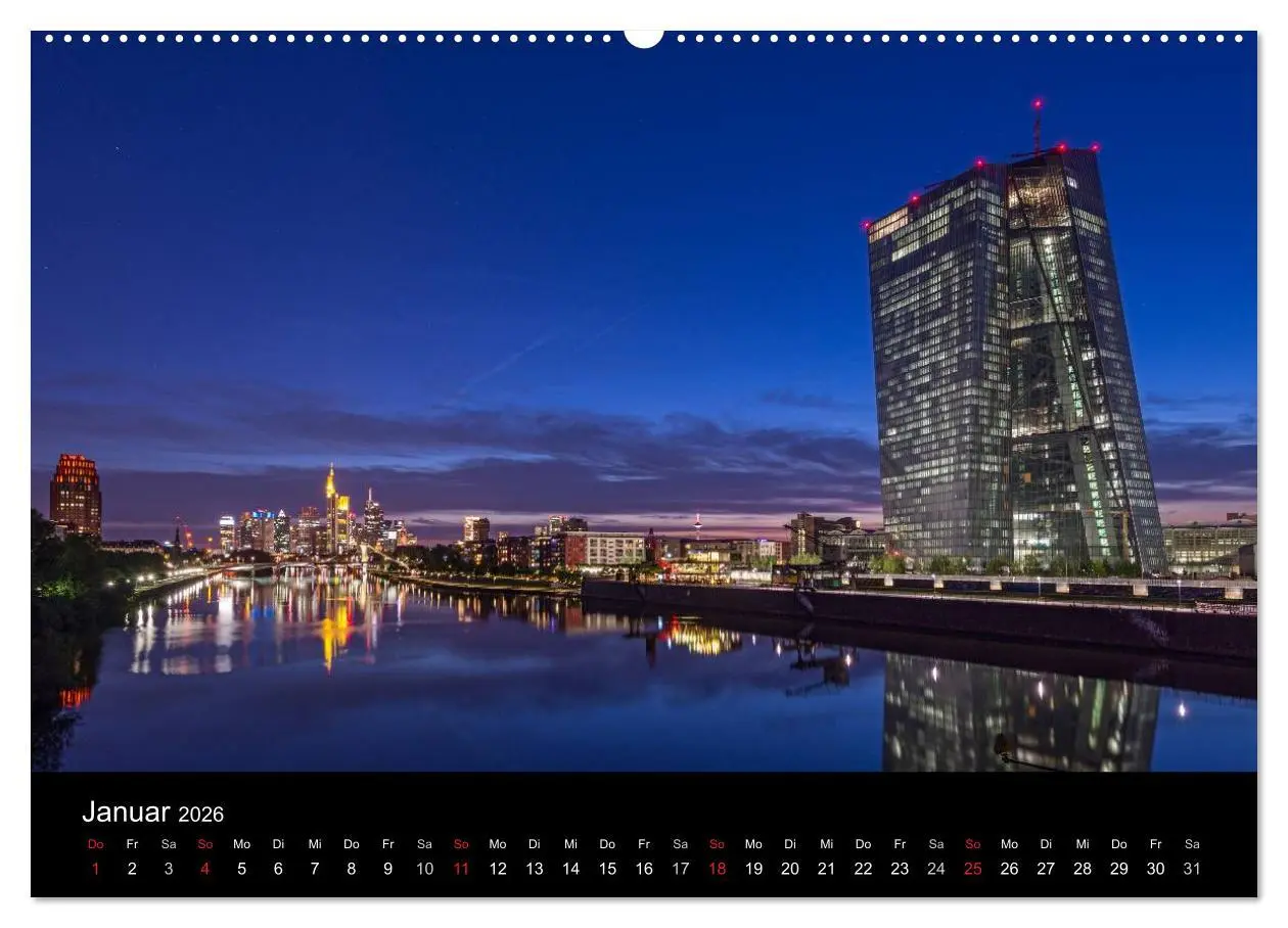 Bild: 9783516119503 | Frankfurt am Main (Wandkalender 2026 DIN A2 quer), CALVENDO...