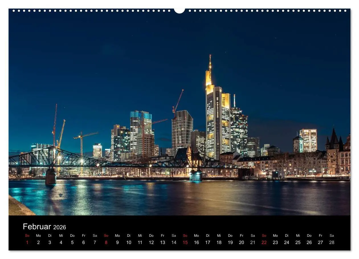 Bild: 9783516119503 | Frankfurt am Main (Wandkalender 2026 DIN A2 quer), CALVENDO...