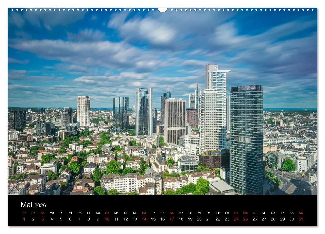 Bild: 9783516119503 | Frankfurt am Main (Wandkalender 2026 DIN A2 quer), CALVENDO...