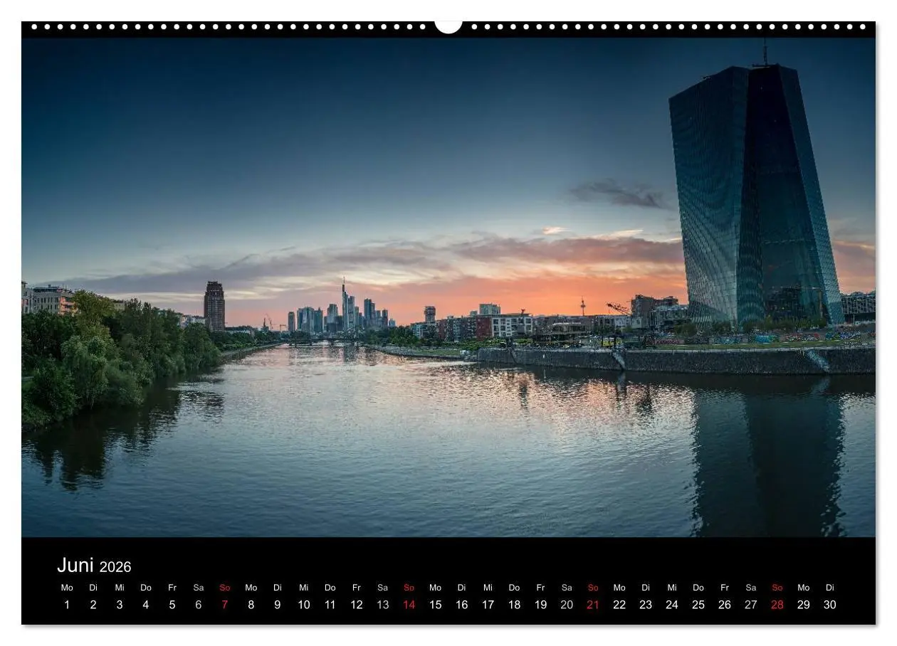 Bild: 9783516119503 | Frankfurt am Main (Wandkalender 2026 DIN A2 quer), CALVENDO...