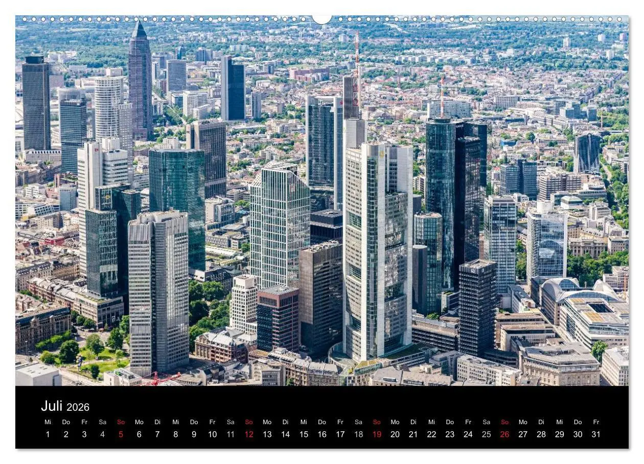 Bild: 9783516119503 | Frankfurt am Main (Wandkalender 2026 DIN A2 quer), CALVENDO...
