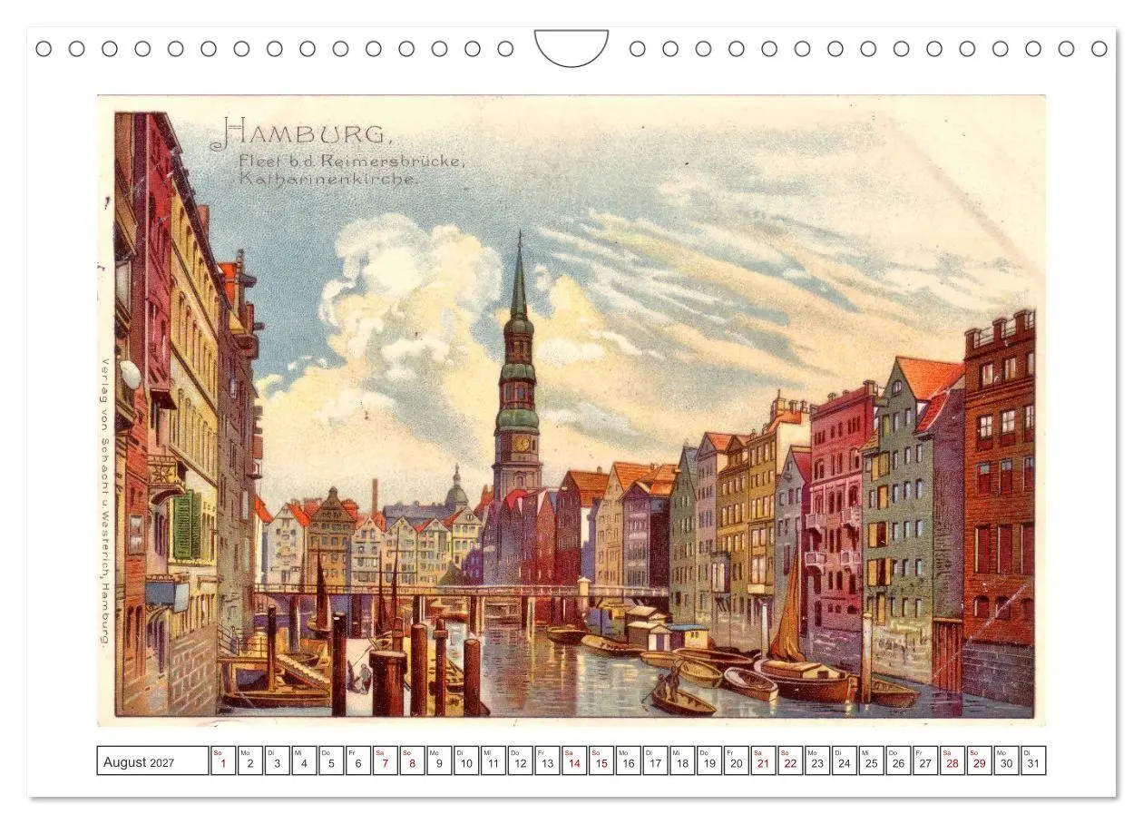 Bild: 9783569379503 | Gruss aus Hamburg (Wandkalender 2027 DIN A4 quer), CALVENDO...