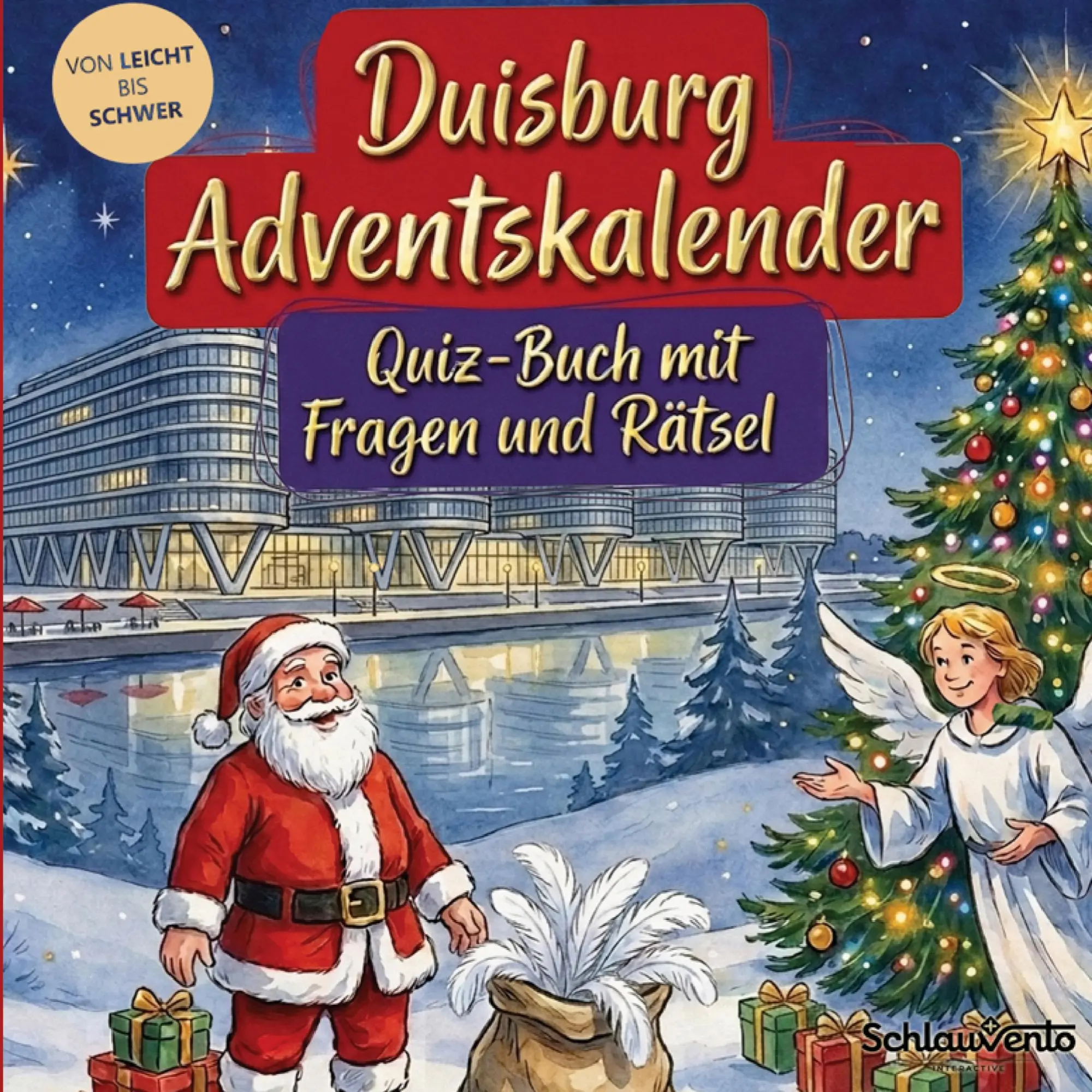 Cover: 9783693199503 | Duisburg-Adventskalender: Quiz-Buch mit Fragen und Rätsel | Buch