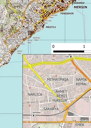Bild: 9783931099503 | Adana - Topographische Reisekarte 1:250.000 Türkei (Blatt 10) | 1 S.