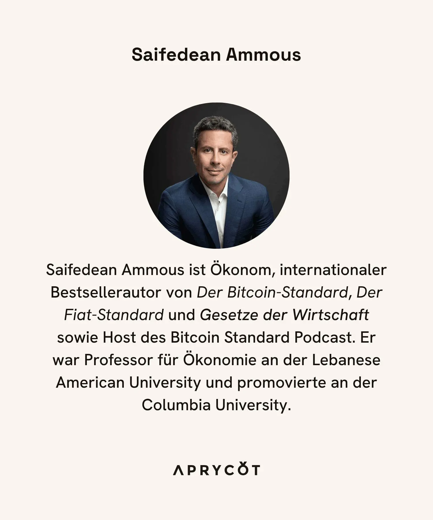Bild: 9783982109503 | Der Bitcoin-Standard | Saifedean Ammous | Taschenbuch | Deutsch | 2021