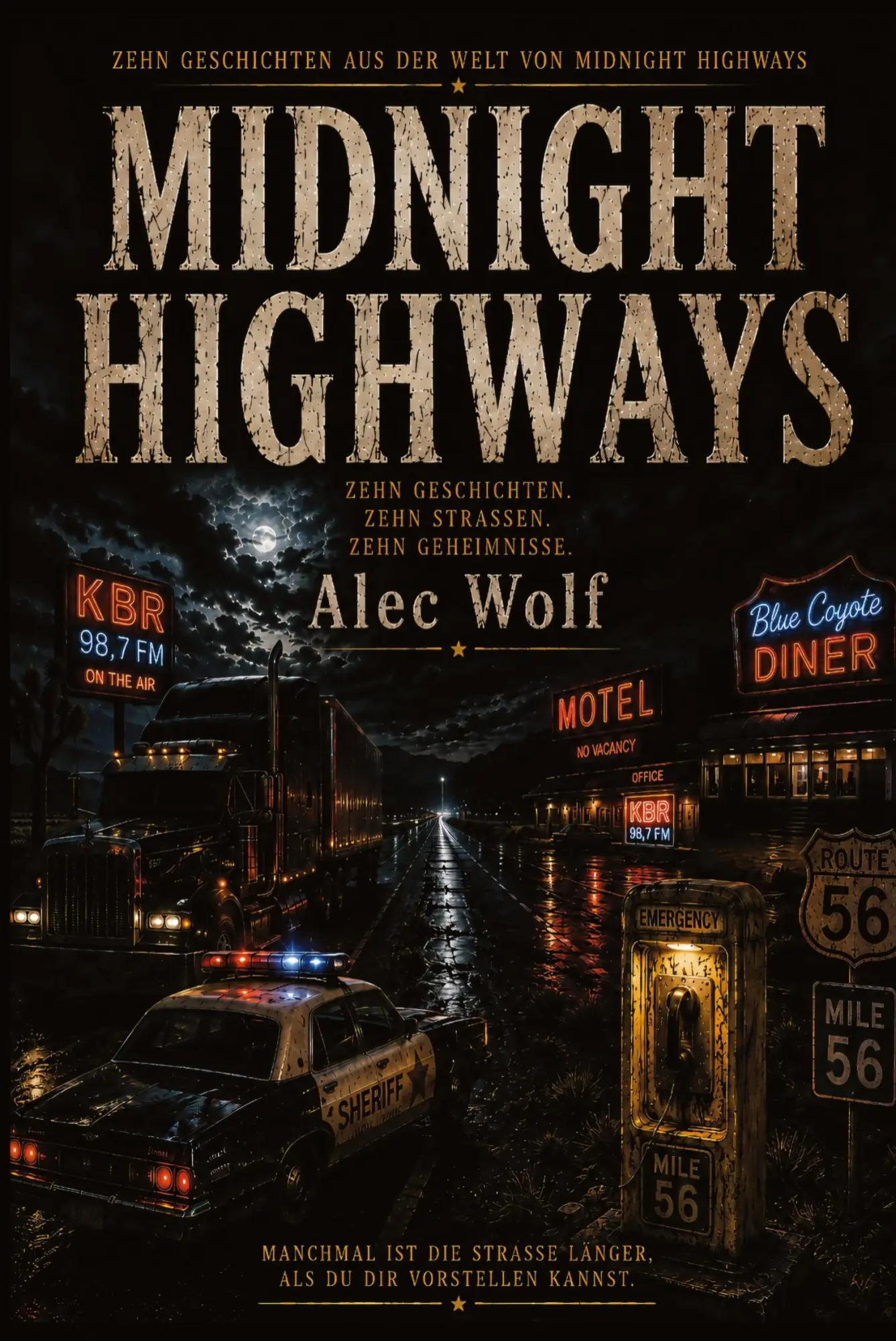Cover: 9783384999603 | Midnight Highways | Zehn Geschichten, Zehn Straßen, Zehn Geheimnisse