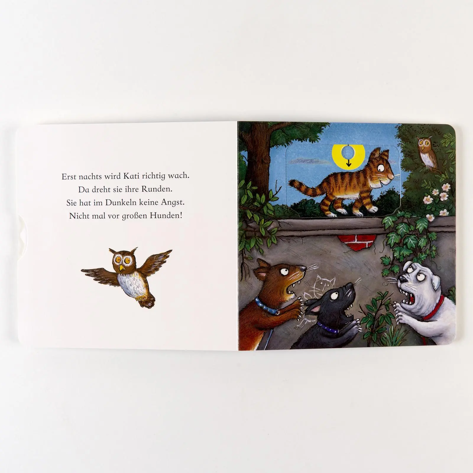 Bild: 9783407759603 | Kati, das Kätzchen | Pappbilderbuch zum Schieben, Ziehen, Spielen