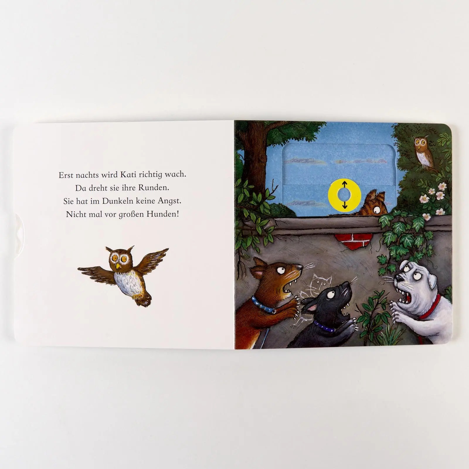 Bild: 9783407759603 | Kati, das Kätzchen | Pappbilderbuch zum Schieben, Ziehen, Spielen