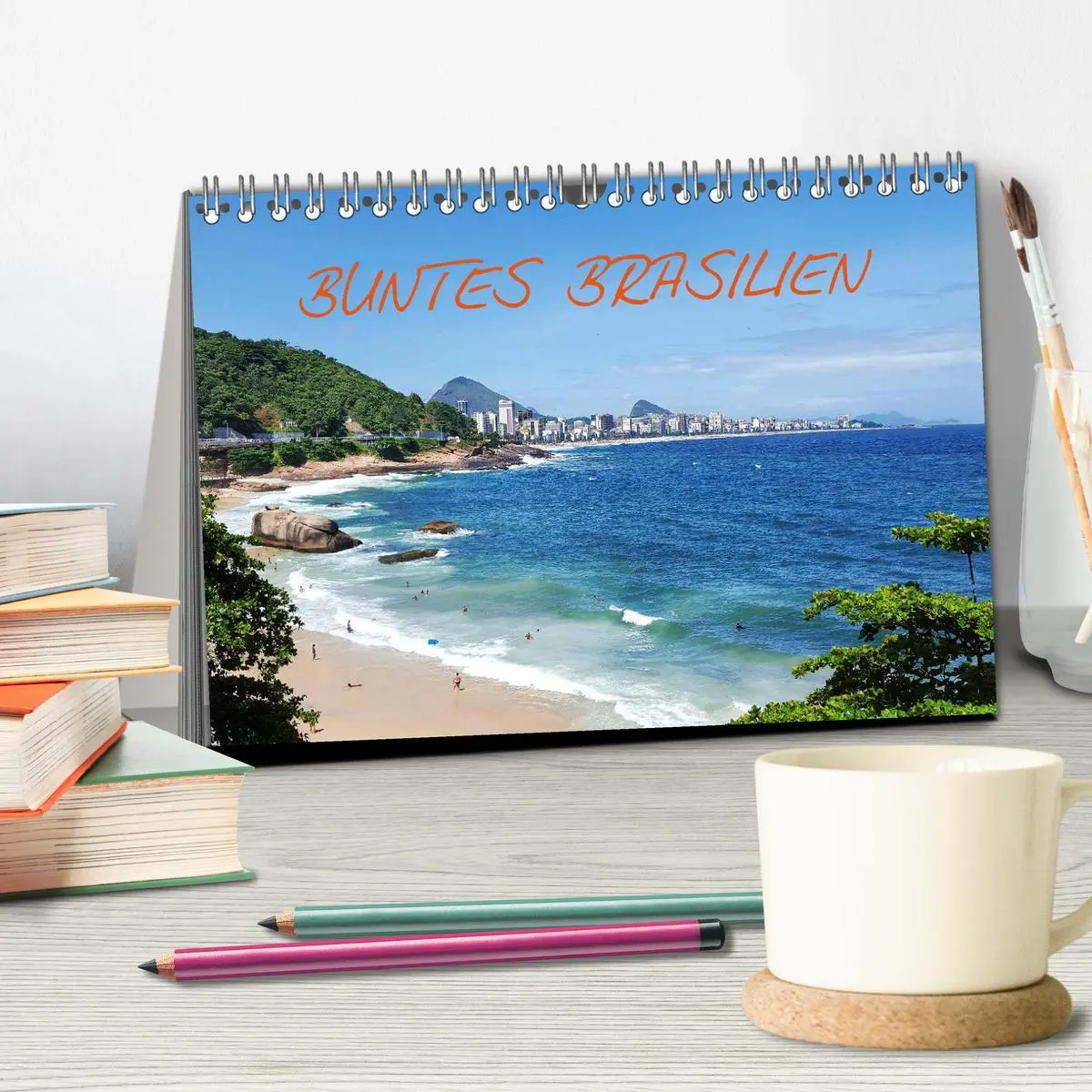 Bild: 9783457709603 | Buntes Brasilien (Tischkalender 2026 DIN A5 quer), CALVENDO...