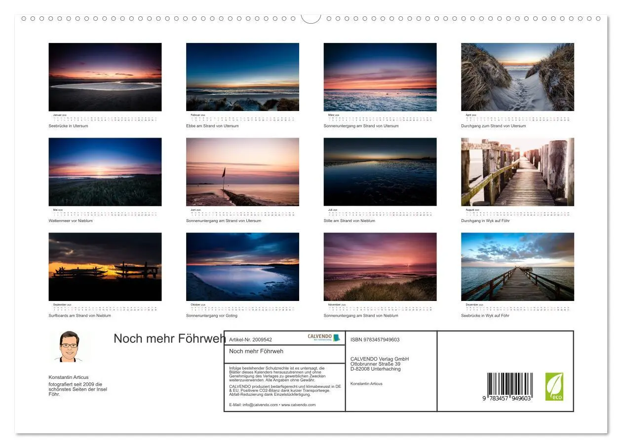 Bild: 9783457949603 | Noch mehr Föhrweh (hochwertiger Premium Wandkalender 2026 DIN A2...