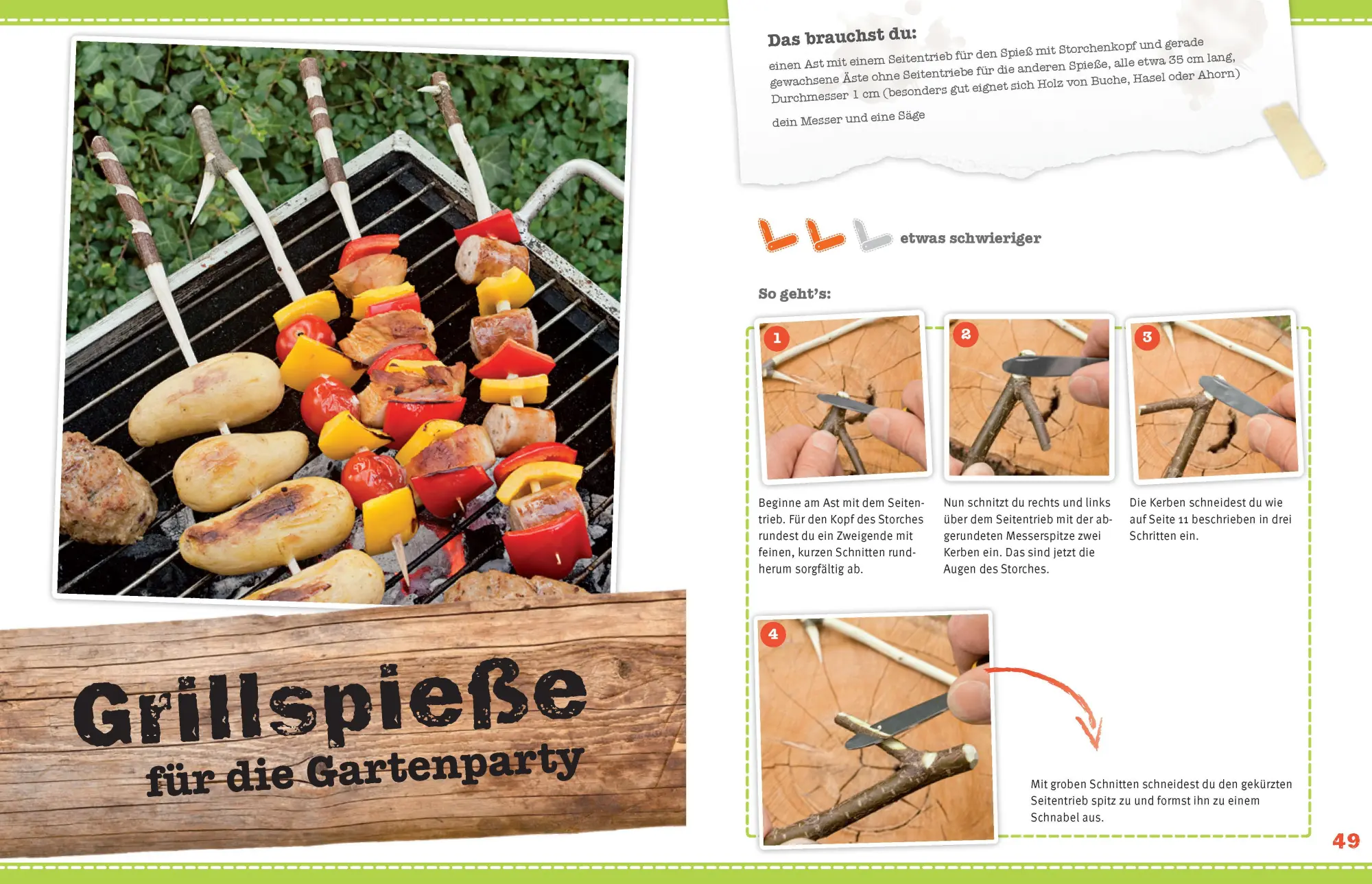 Bild: 9783625179603 | Tolle Schnitzereien | 16 kreative Projekte aus Grünholz | Andres