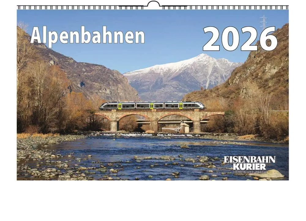 Cover: 9783844659603 | Alpenbahnen 2026 | Kalender | 13 S. | Deutsch | 2026 | EK-Verlag