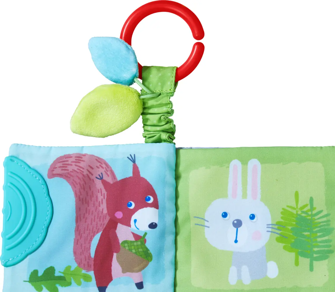 Bild: 4010168259703 | Buggybuch Waldtiere | Ines Frömelt | Stoffbuch | EAN-Fahne | 8 S.