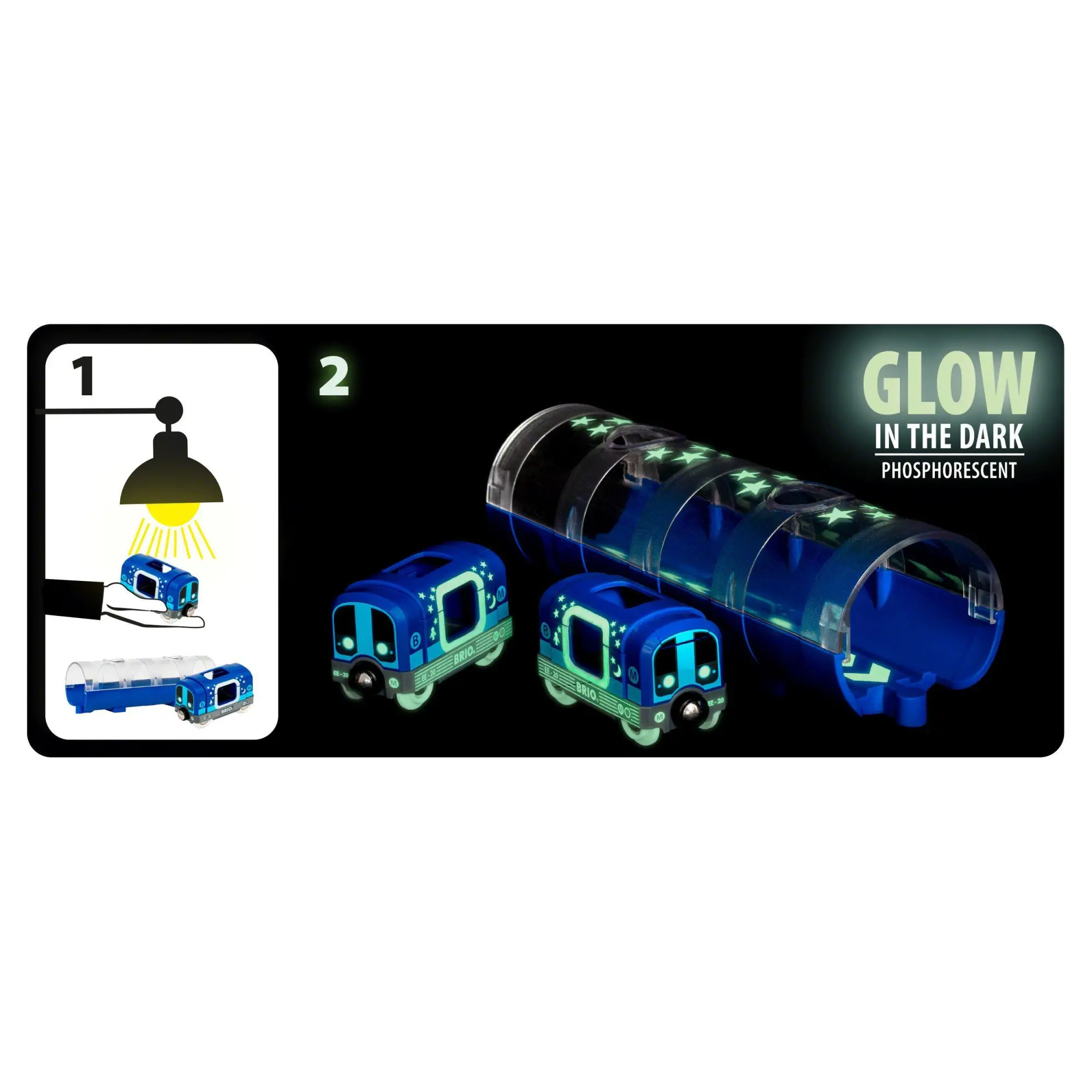 Bild: 7312350339703 | Tunnel Box U-Bahn Glow in the Dark | Spiel | World | Englisch | 2020