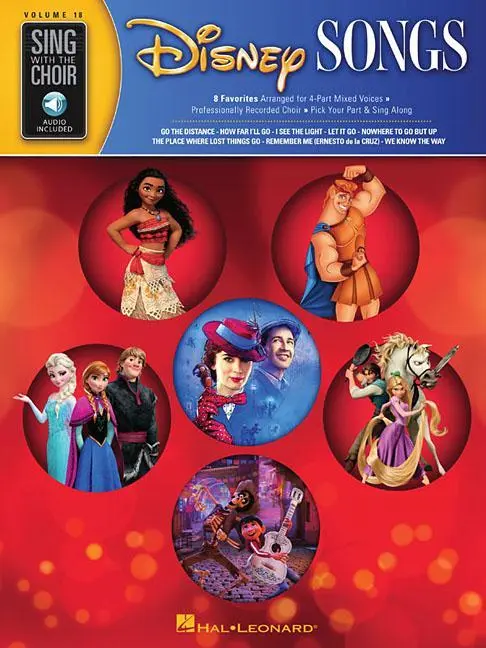 Cover: 9781540059703 | Disney Songs | Sing with the Choir Volume 18 | Hal Leonard Corp | Buch