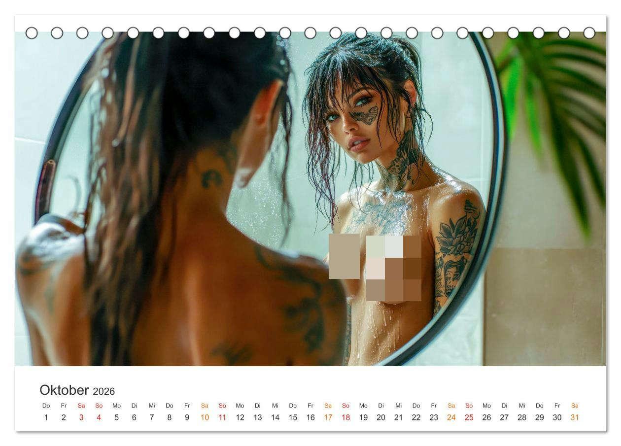 Bild: 9783457249703 | Tattoo Erotik - Sinnliche Kunstwerke (Tischkalender 2026 DIN A5...