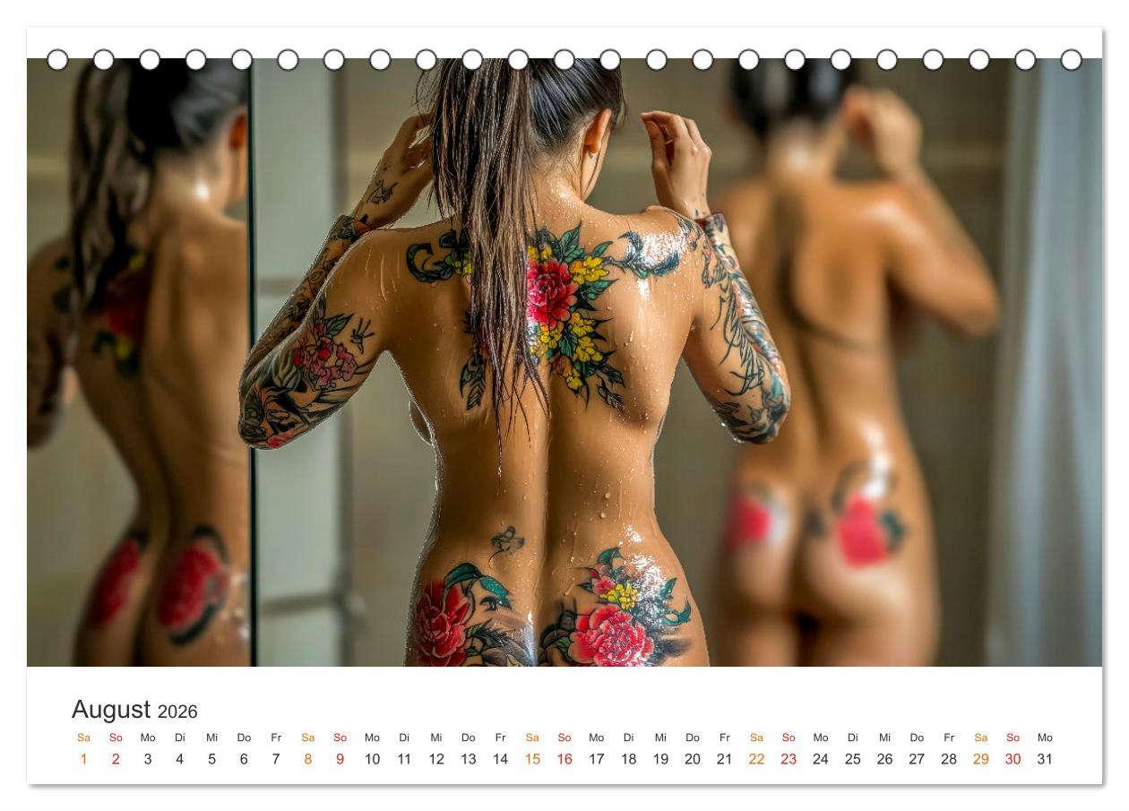 Bild: 9783457249703 | Tattoo Erotik - Sinnliche Kunstwerke (Tischkalender 2026 DIN A5...