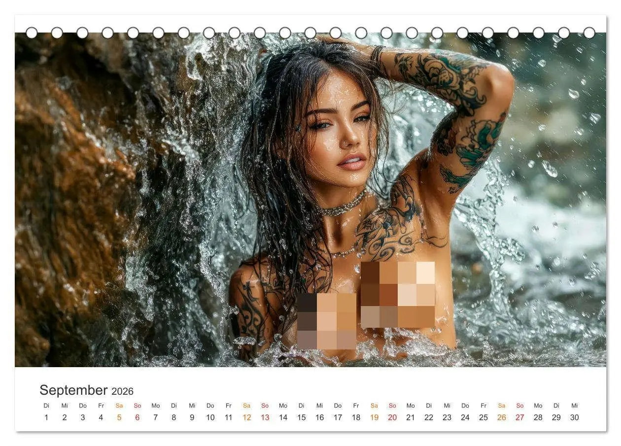 Bild: 9783457249703 | Tattoo Erotik - Sinnliche Kunstwerke (Tischkalender 2026 DIN A5...