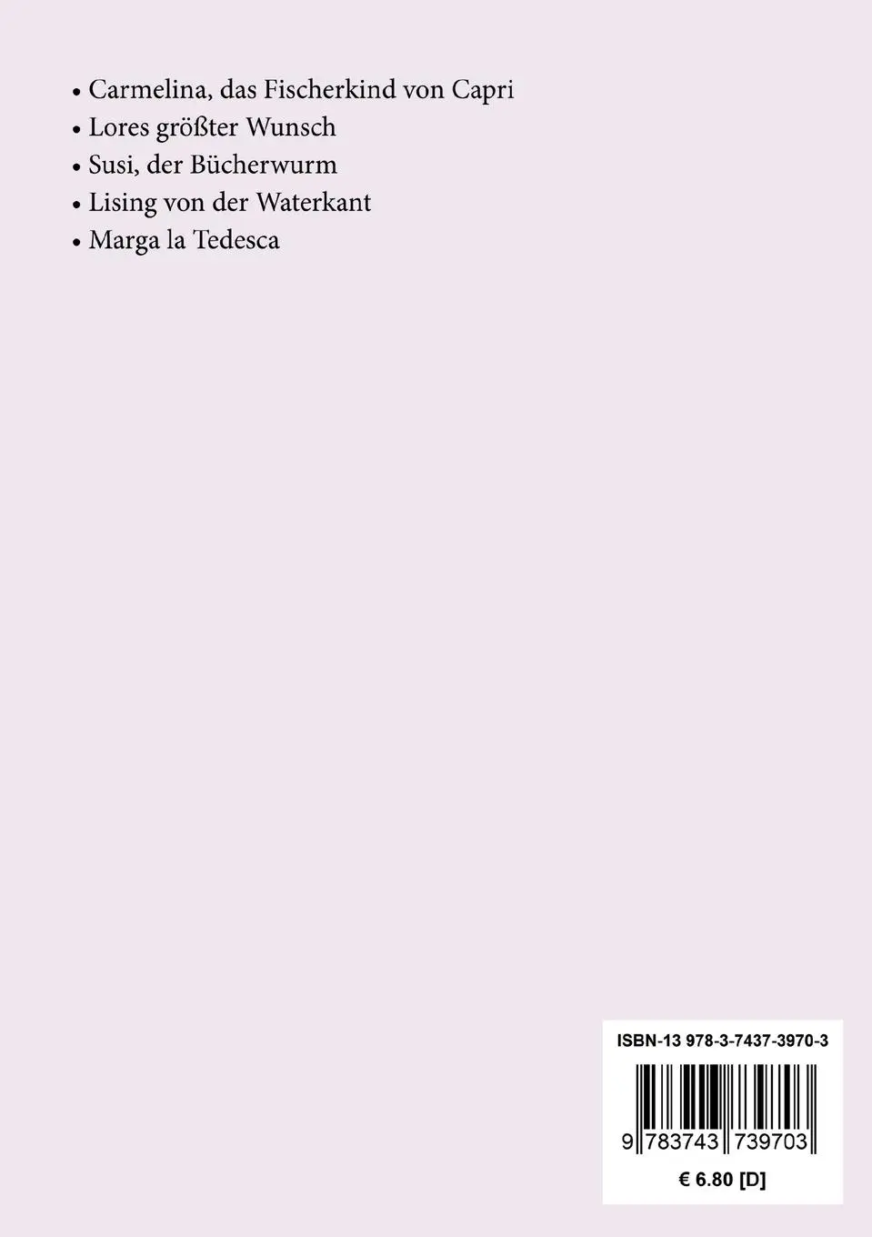 Rückseite: 9783743739703 | Wir Mädels aus Nord und Süd | Else Ury | Taschenbuch | Paperback