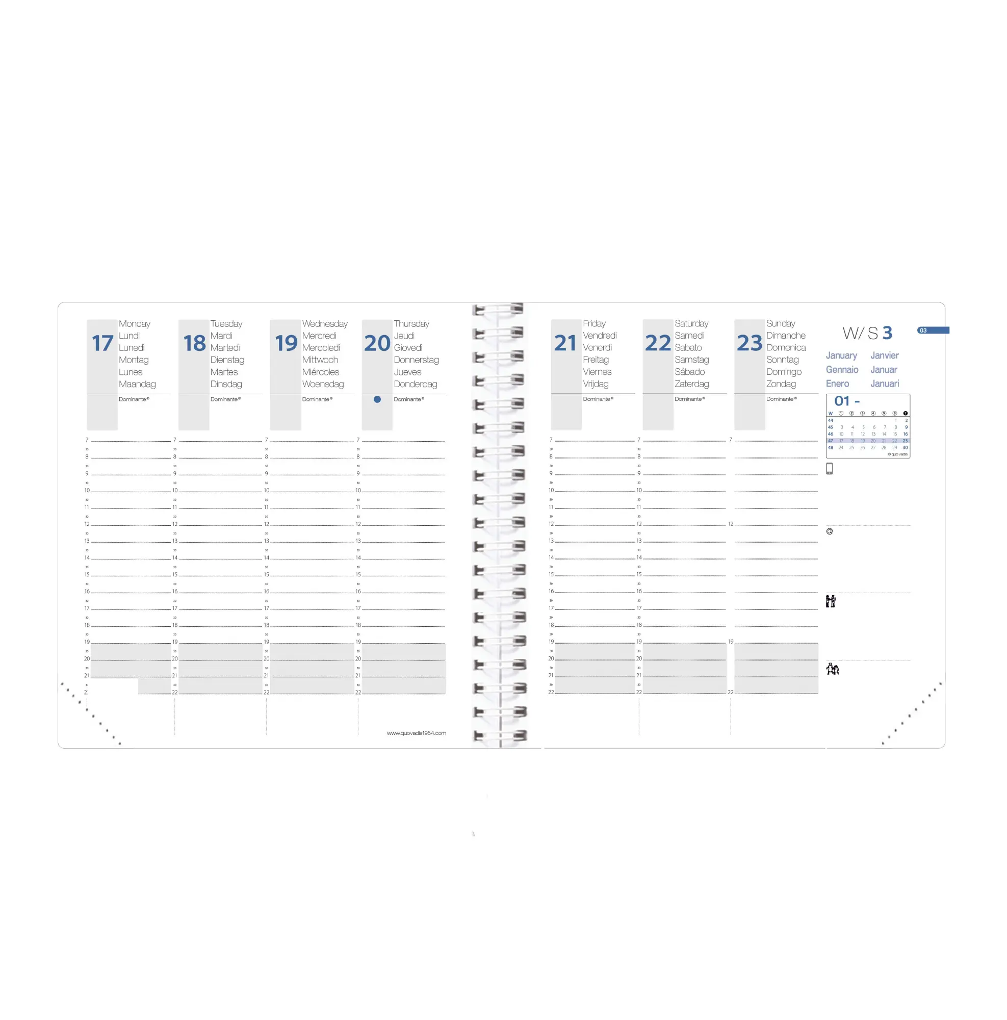 Bild: 3371010459803 | TIME&amp;LIFE MEDIUM vz ML blau El 2027 | Kalender im Taschenformat | Buch