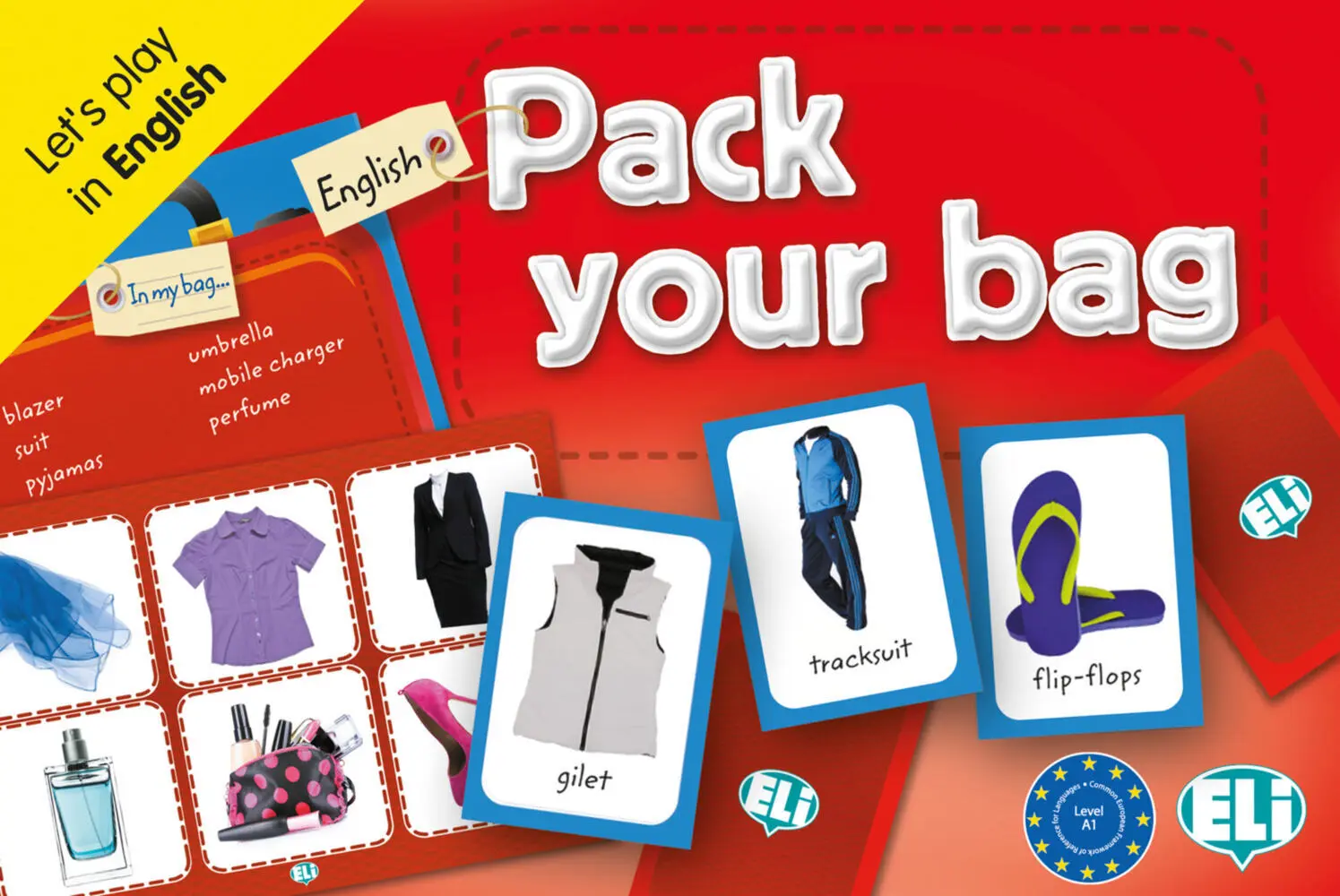 Cover: 9783125349803 | Pack your bag (Spiel) | Level A1 | Spiel | In Spielebox | Brettspiel