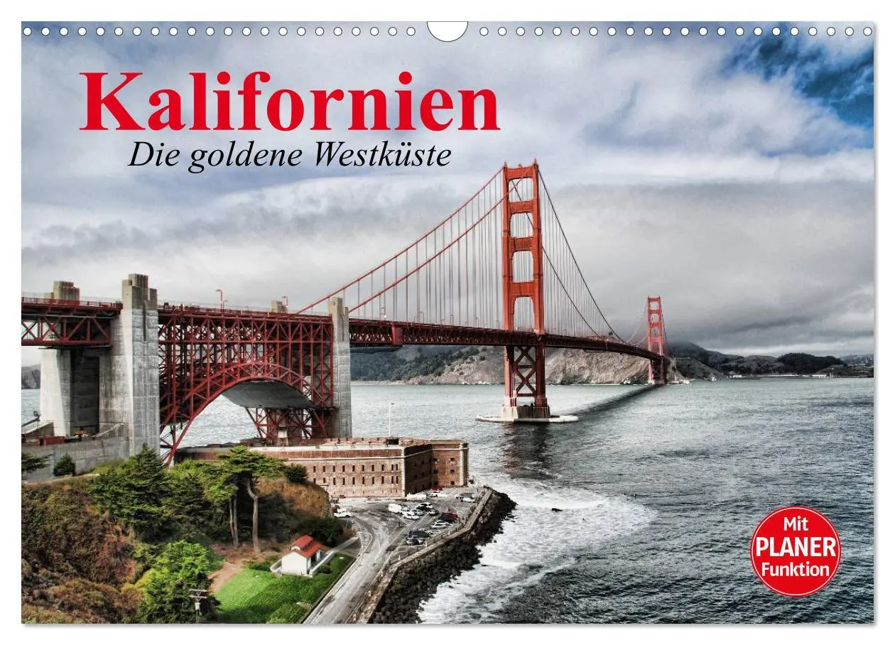 Cover: 9783435529803 | Kalifornien. Die goldene Westküste (Wandkalender 2025 DIN A3 quer),...