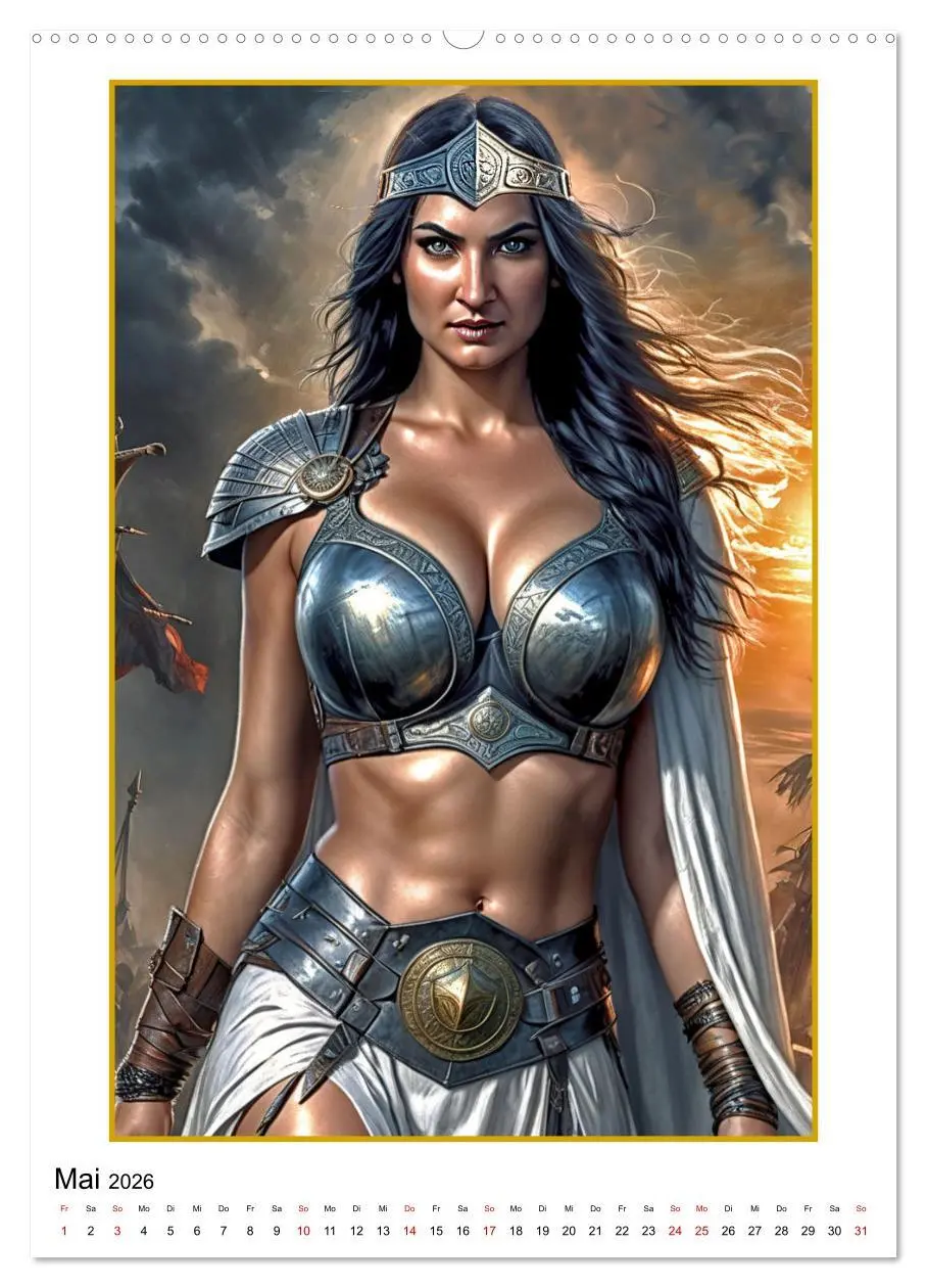 Bild: 9783516259803 | Fantasy-Frauenfiguren (Wandkalender 2026 DIN A2 hoch), CALVENDO...