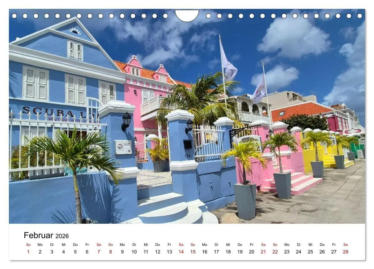 Bild: 9783516709803 | Willemstad - Die bunte Seite von Curaçao (Wandkalender 2026 DIN A4...