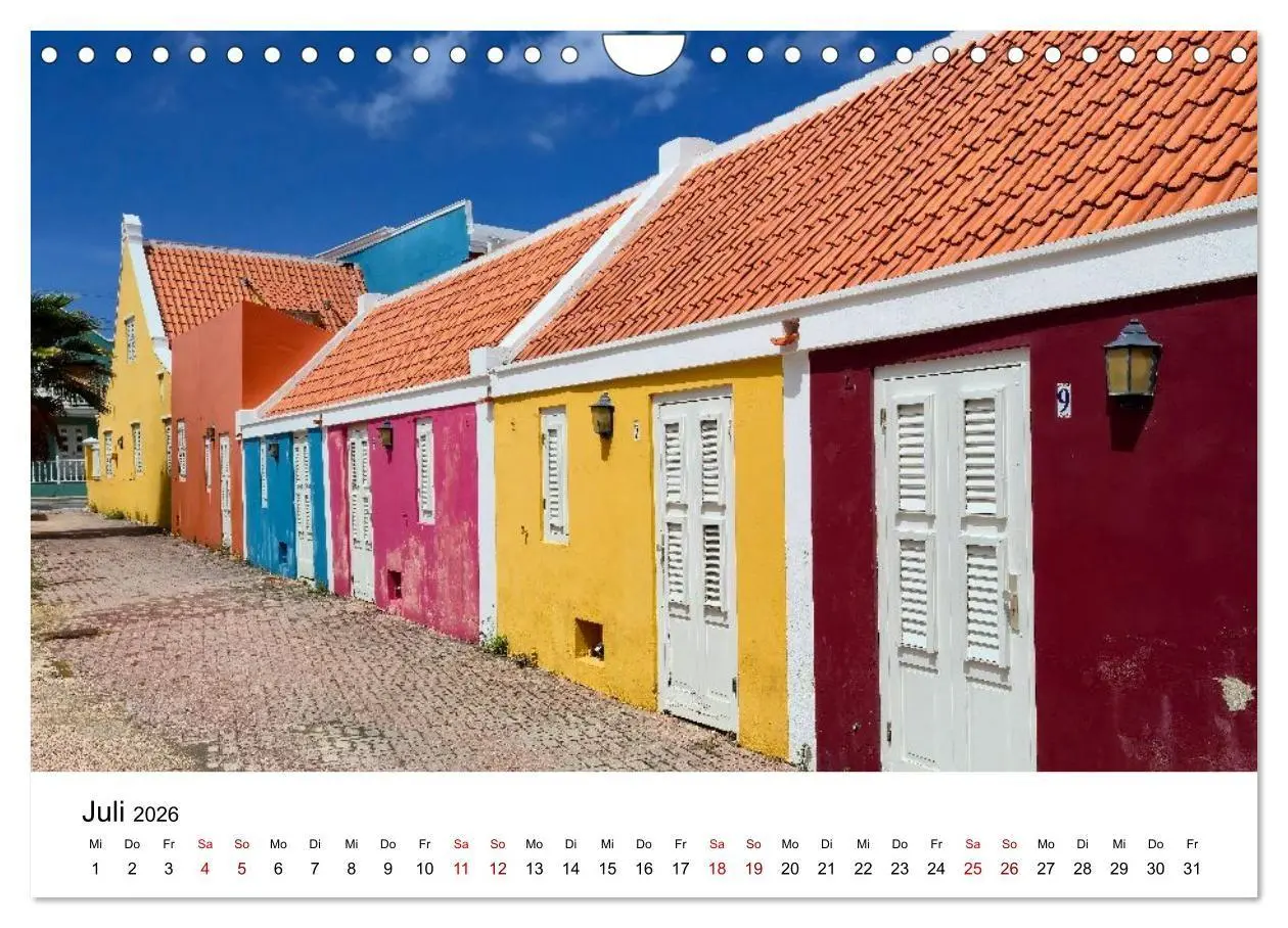 Bild: 9783516709803 | Willemstad - Die bunte Seite von Curaçao (Wandkalender 2026 DIN A4...