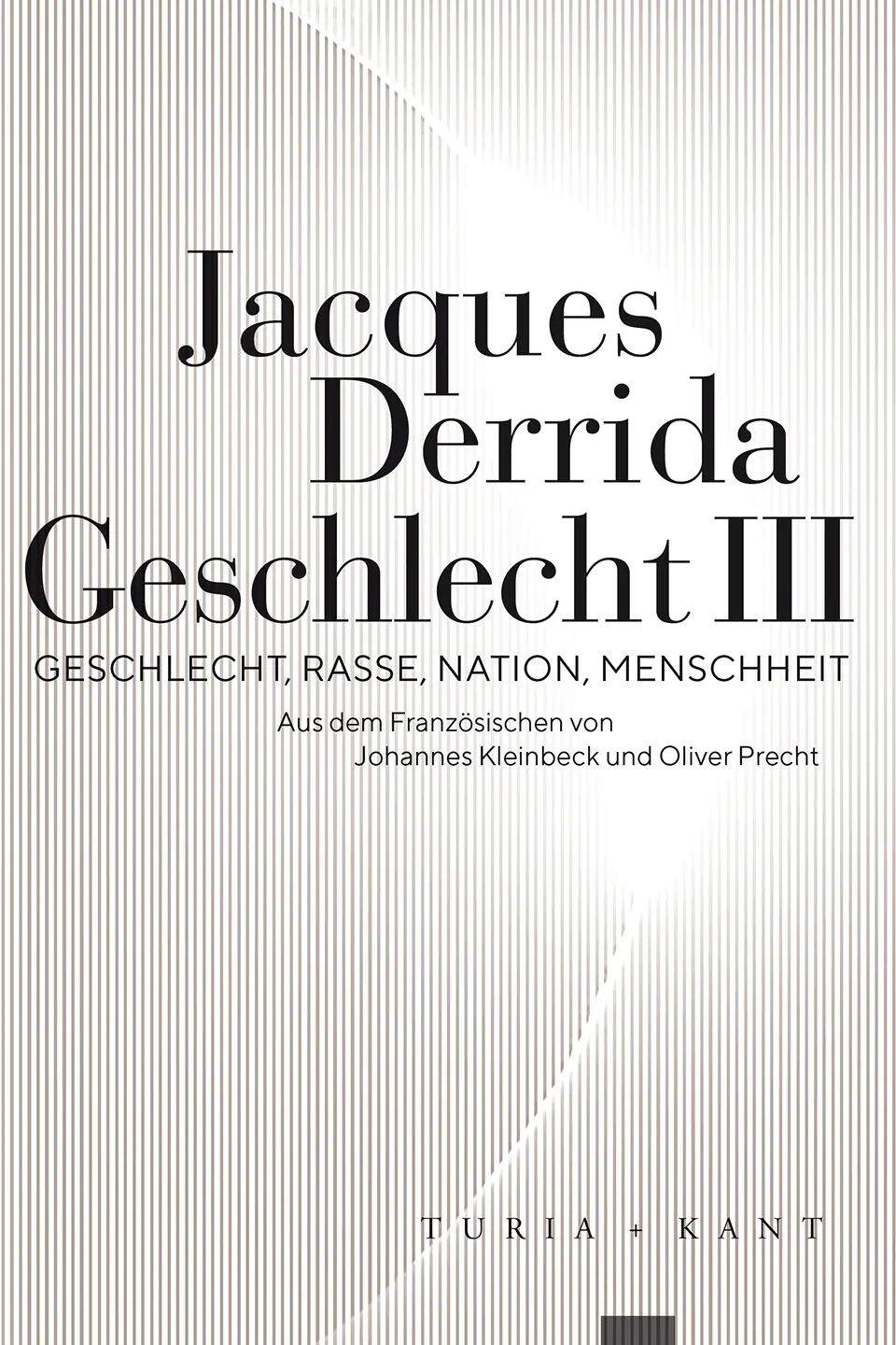 Cover: 9783851329803 | Geschlecht III | Jacques Derrida | Taschenbuch | 185 S. | Deutsch