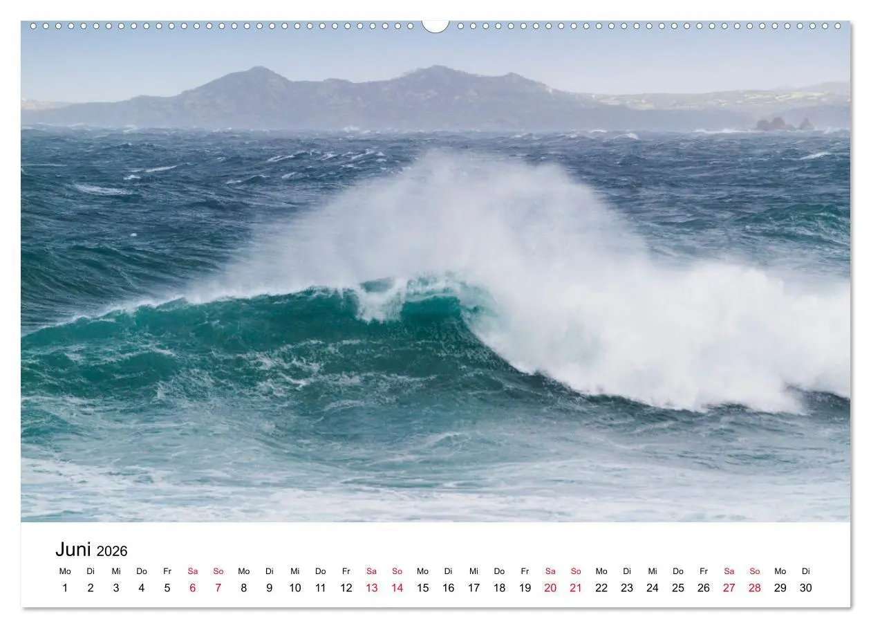 Bild: 9783457399903 | Naturschauspiel Wellen (hochwertiger Premium Wandkalender 2026 DIN...