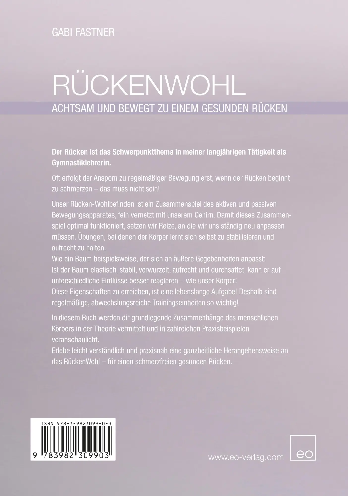 Bild: 9783982309903 | Rücken Wohl | Achtsam und bewegt zu einem gesunden Rücken | Gabi