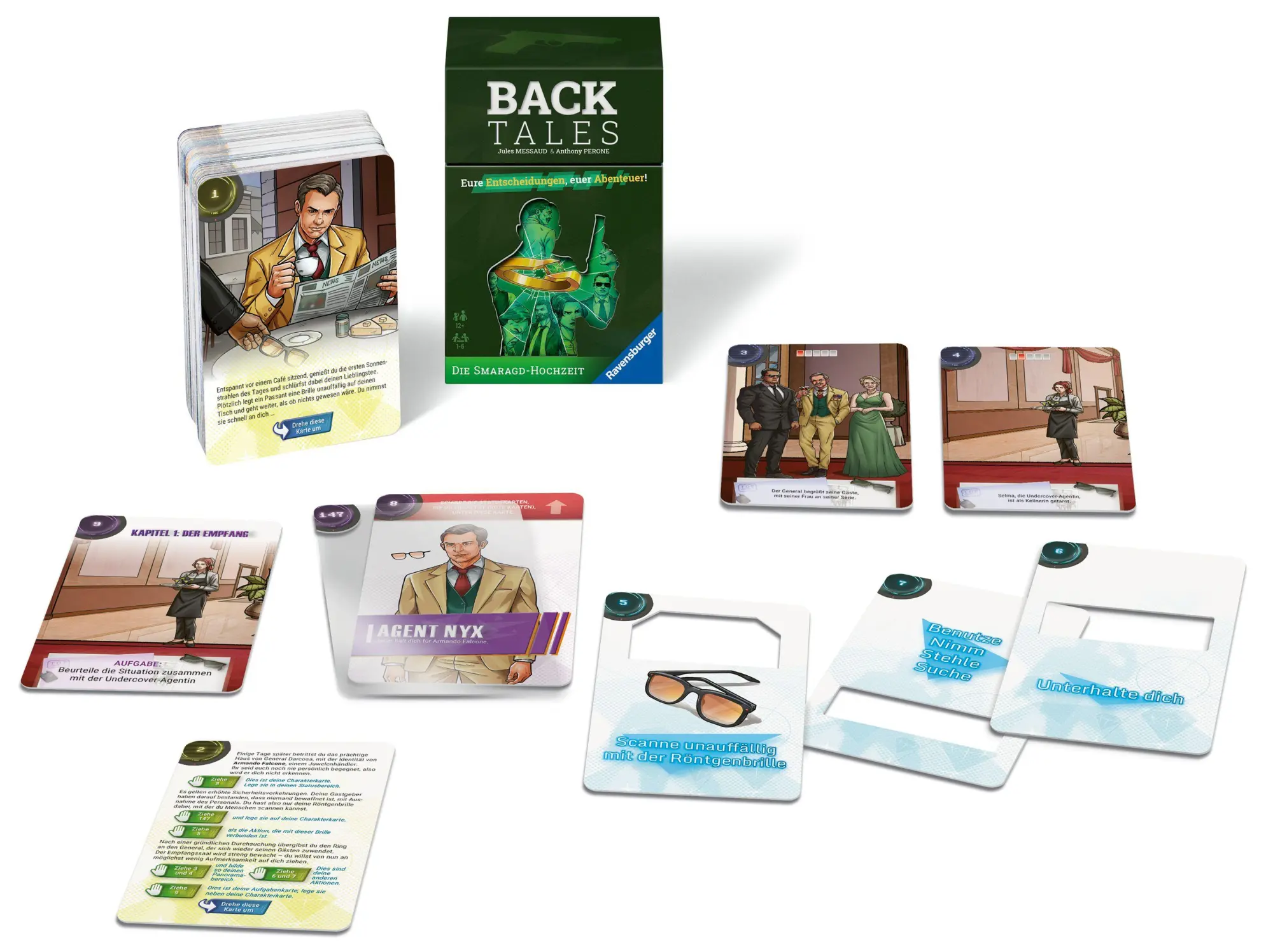 Cover: 4005556250004 | Back Tales Die Smaragd-Hochzeit - Kartenspiel ab 12 Jahre | Spiel