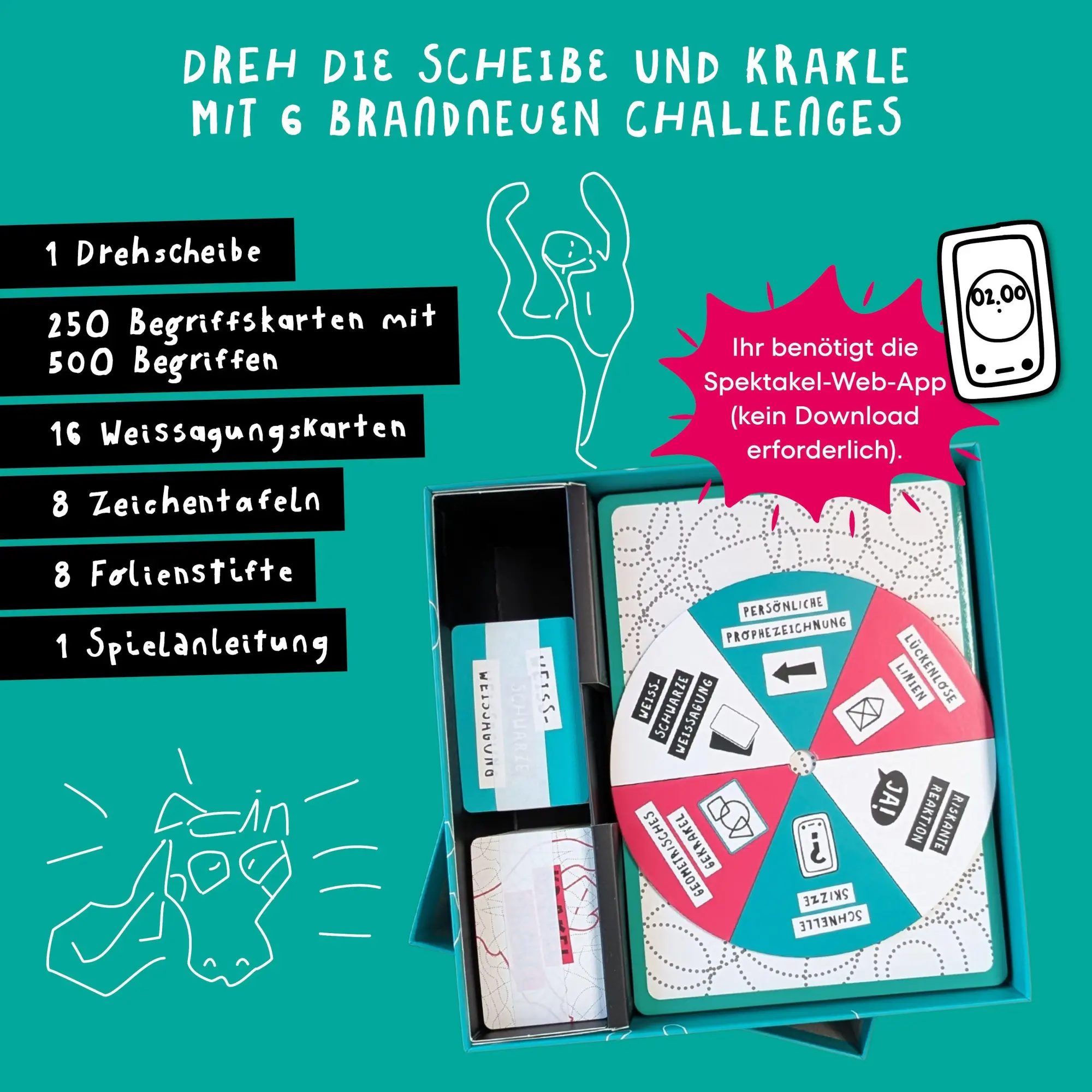 Bild: 4007742170004 | Krakel-Spektakel - Dreh die Scheibe und krakle mit 6 brandneuen...