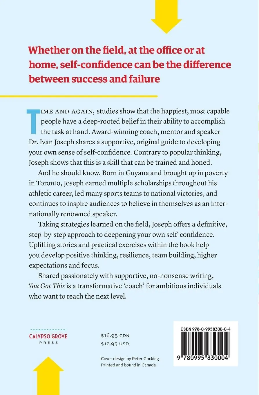 Rückseite: 9780995830004 | You Got This | Mastering the Skill of Self-Confidence | Ivan Joseph