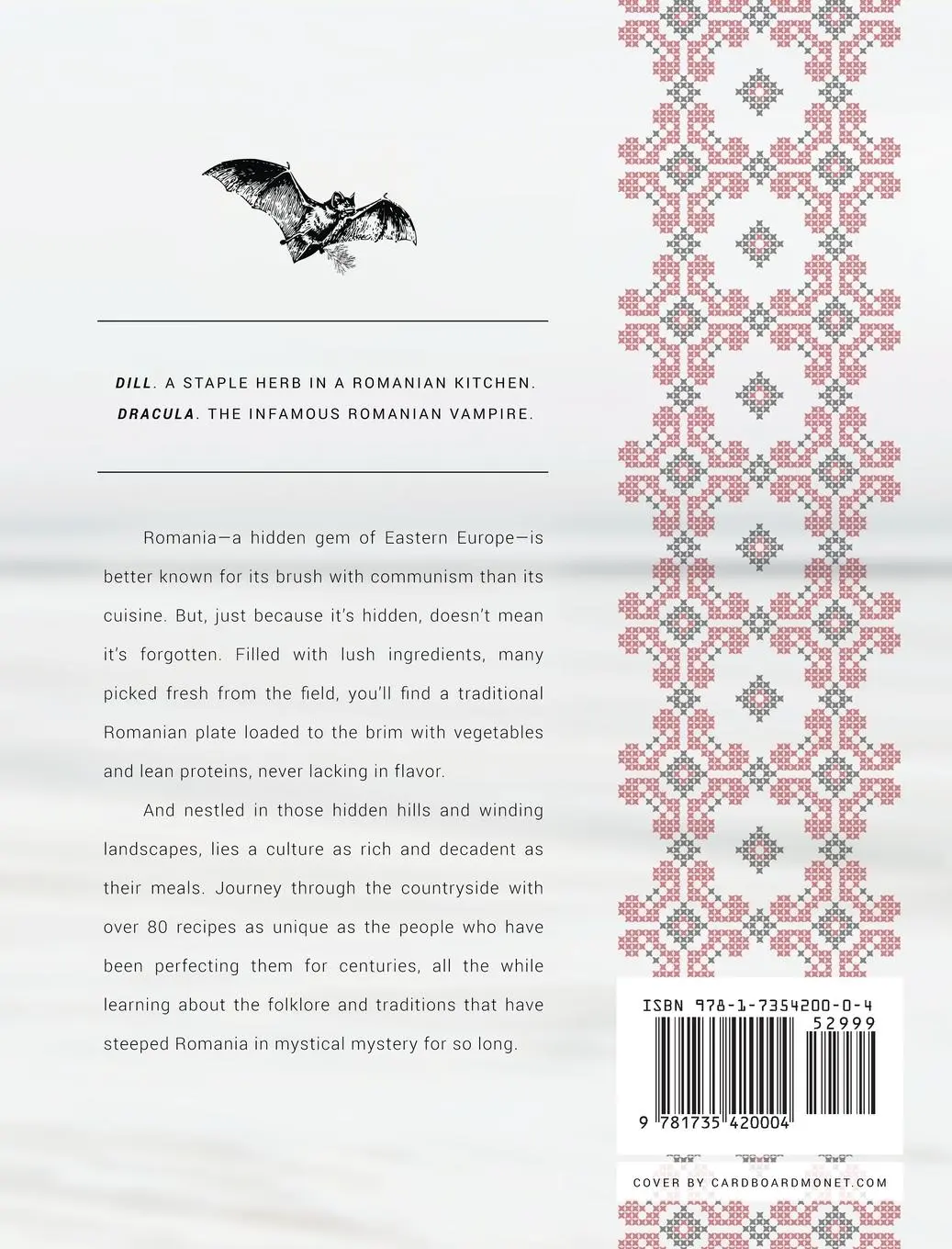 Rückseite: 9781735420004 | From Dill To Dracula | A Romanian Food &amp; Folklore Cookbook | Buch
