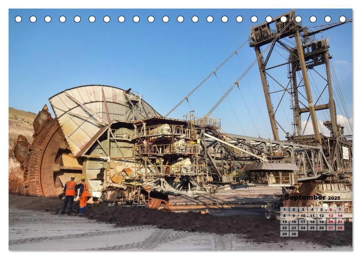 Bild: 9783435180004 | Giganten im Tagebau Garzweiler II (Tischkalender 2025 DIN A5 quer),...