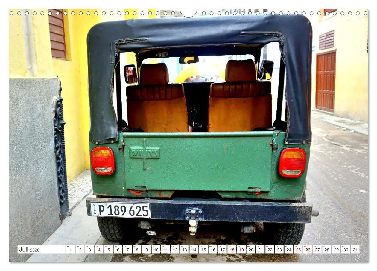 Bild: 9783457580004 | Willys Jeep - Eine amerikanische Legende auf Kuba (Wandkalender...