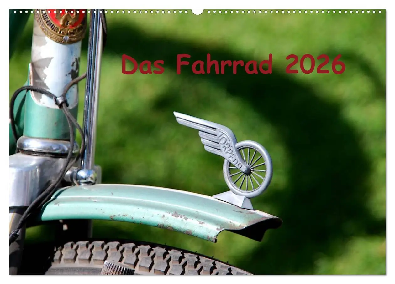 Cover: 9783516120004 | Das Fahrrad 2026 (Wandkalender 2026 DIN A2 quer), CALVENDO...