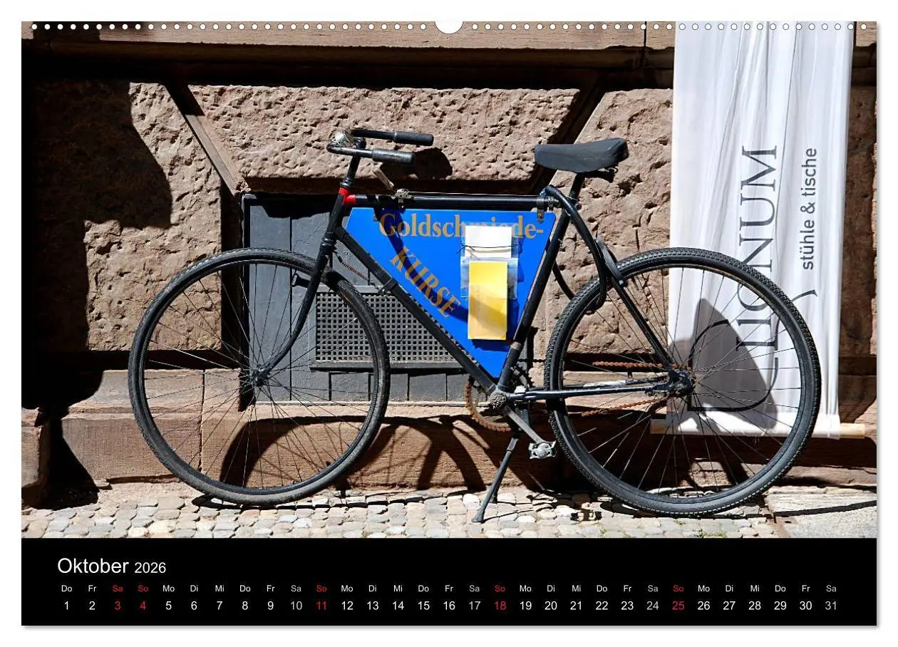 Bild: 9783516120004 | Das Fahrrad 2026 (Wandkalender 2026 DIN A2 quer), CALVENDO...