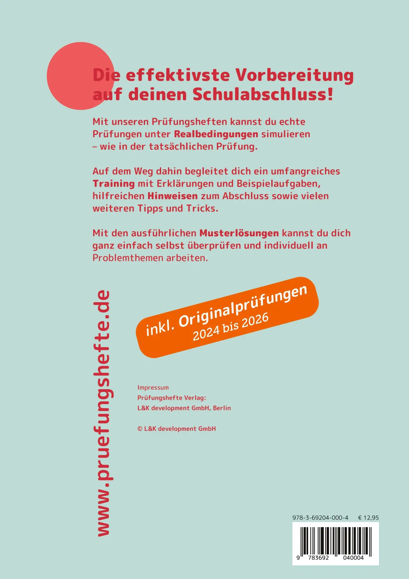 Rückseite: 9783692040004 | Prüfungsheft Realschule 2027 BW - Deutsch | Taschenbuch | Deutsch