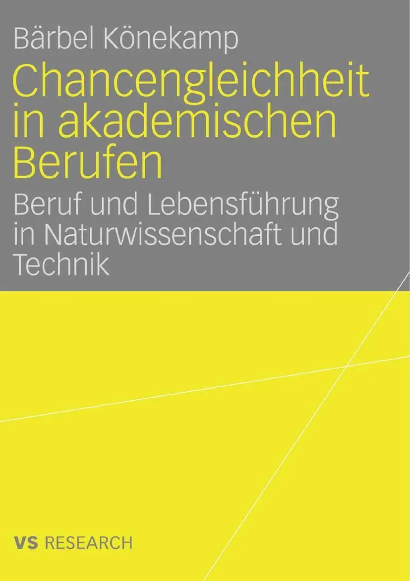 Cover: 9783835070004 | Chancengleichheit in akademischen Berufen | Bärbel Könekamp | Buch | x
