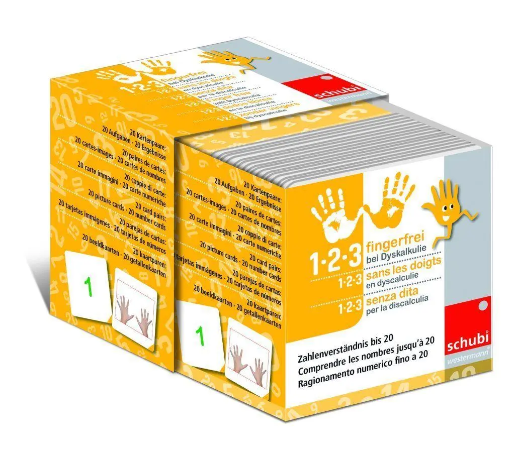 Bild: 4006810260104 | 1-2-3 fingerfrei bei Dyskalkulie 1 | Zahlenverständnis bis 20 | Box